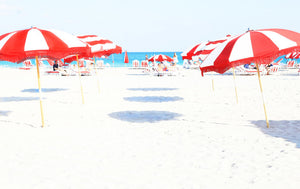 Umbrellas and Their Shadows in Miami